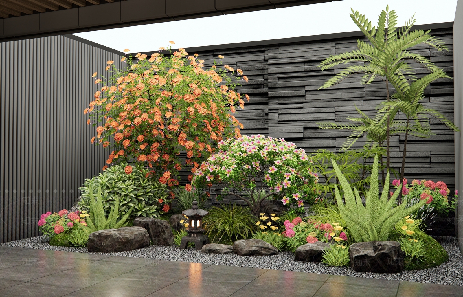 花草组合3D模型下载【ID:1192305960】