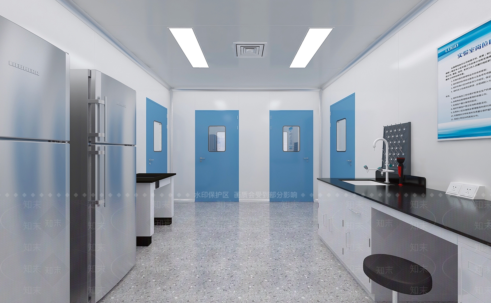 现代实验室3D模型下载【ID:1192318150】