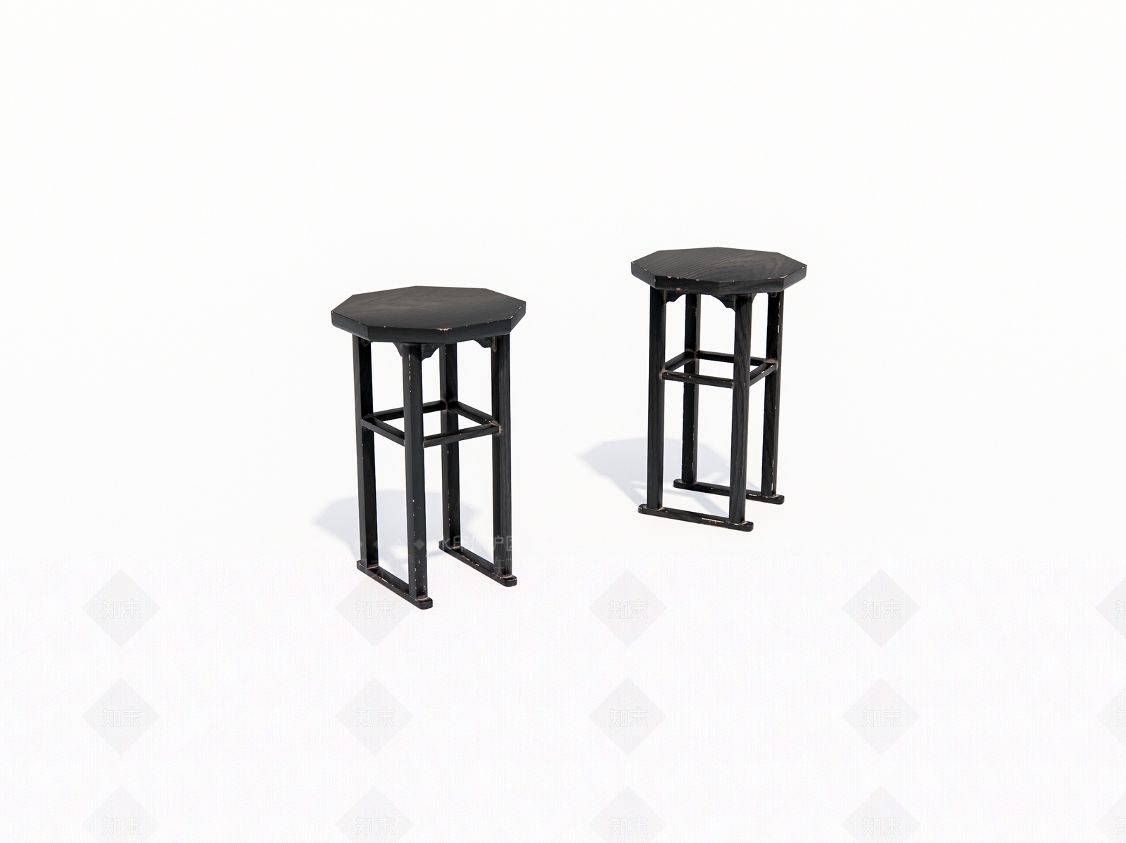 中式其他凳子SU模型下载【ID:1192326878】