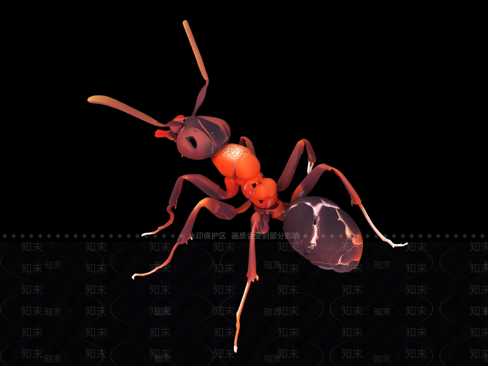 爬行类动物3D模型下载【ID:1192329044】