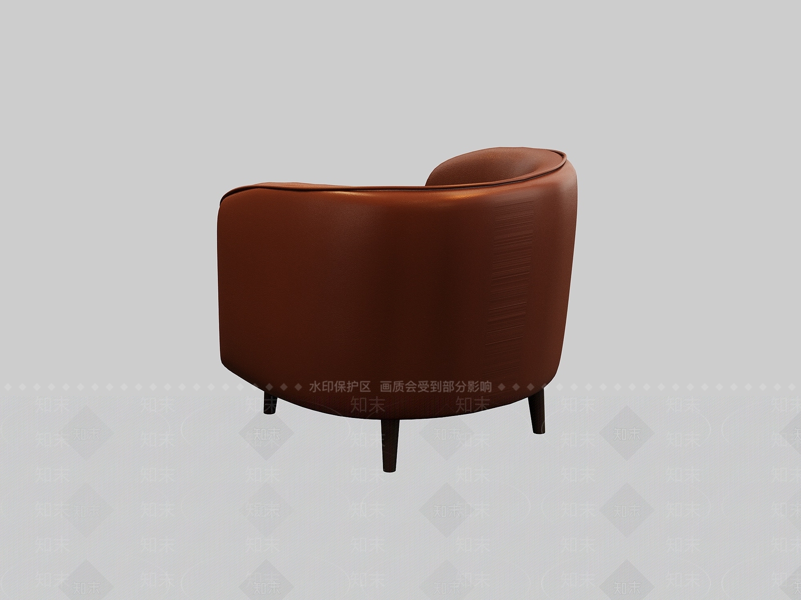 极简现代休闲椅3D模型下载【ID:1192330162】