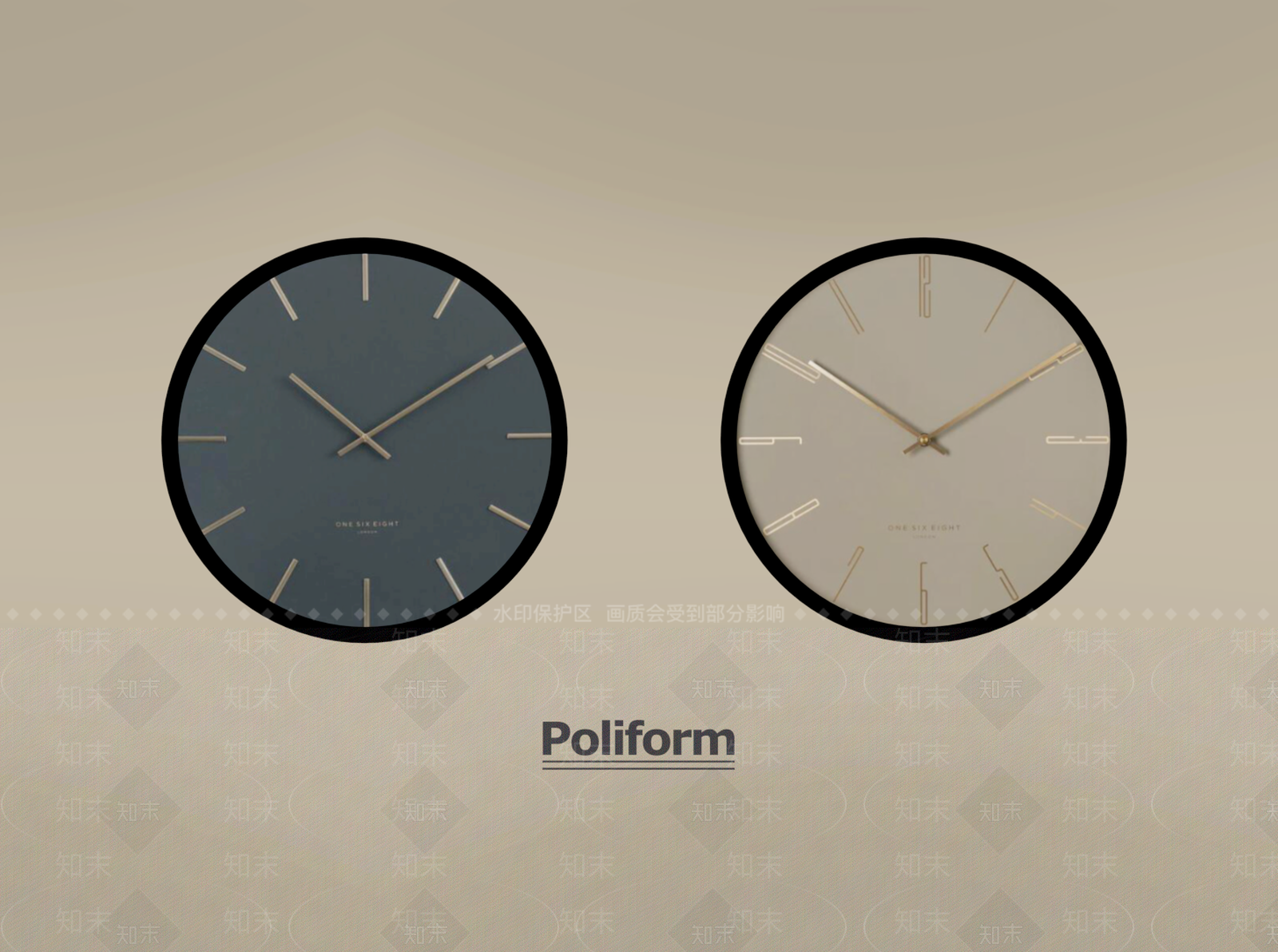 现代钟表SU模型下载【ID:1192330828】