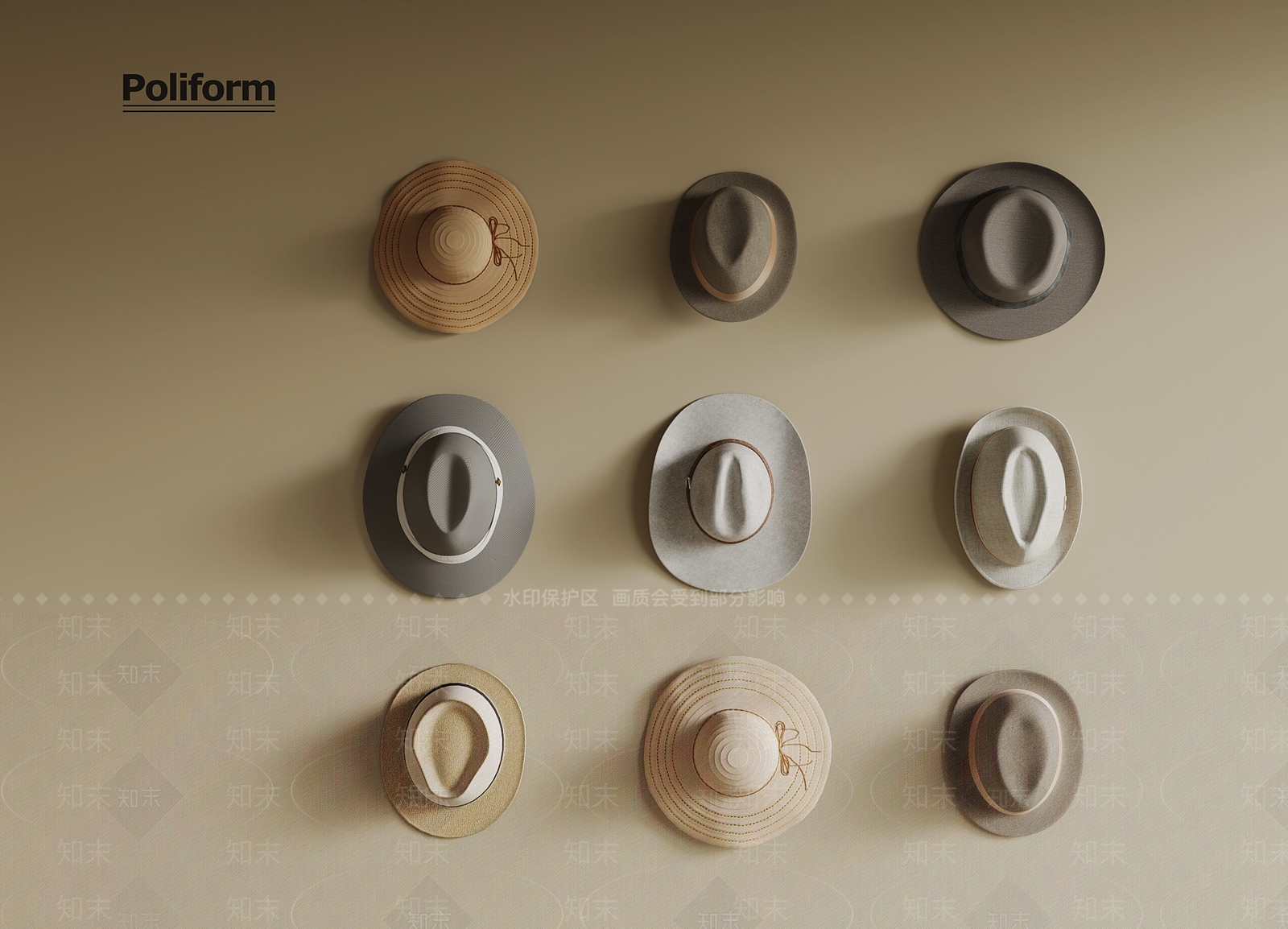 帽子3D模型下载【ID:1192331929】