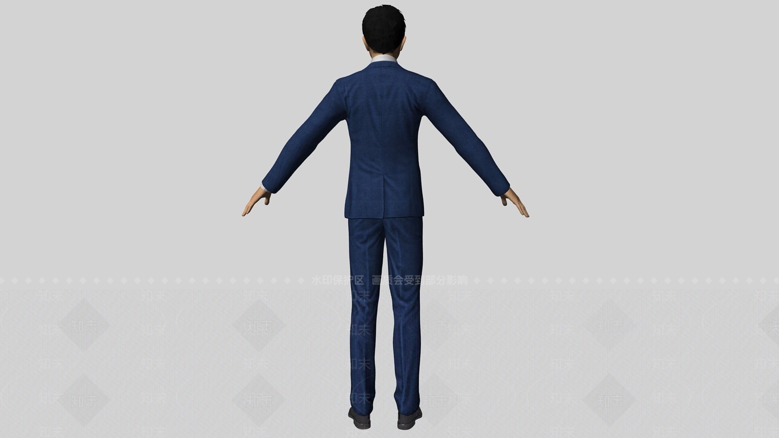 现代商务男3D模型下载【ID:1192340851】
