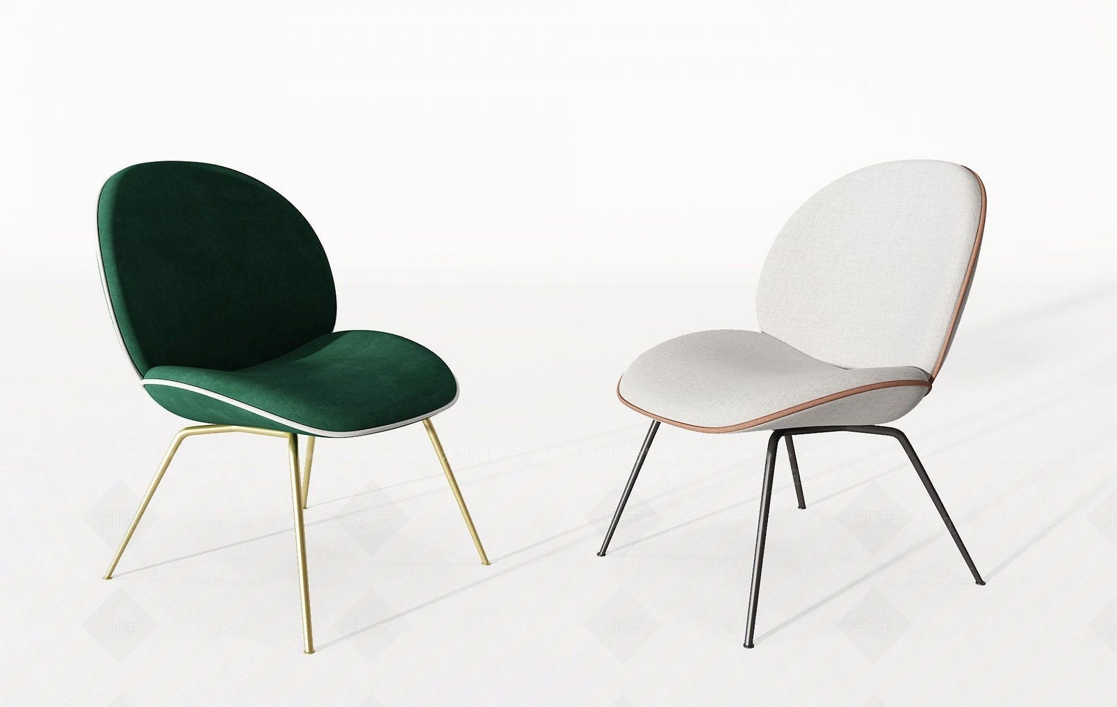 现代休闲椅子3D模型下载【ID:1192356868】