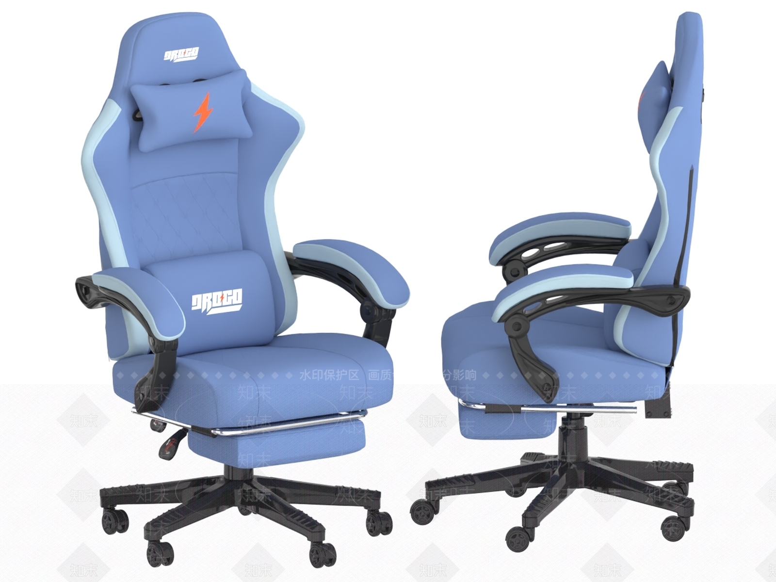 现代办公椅3D模型下载【ID:1192358231】