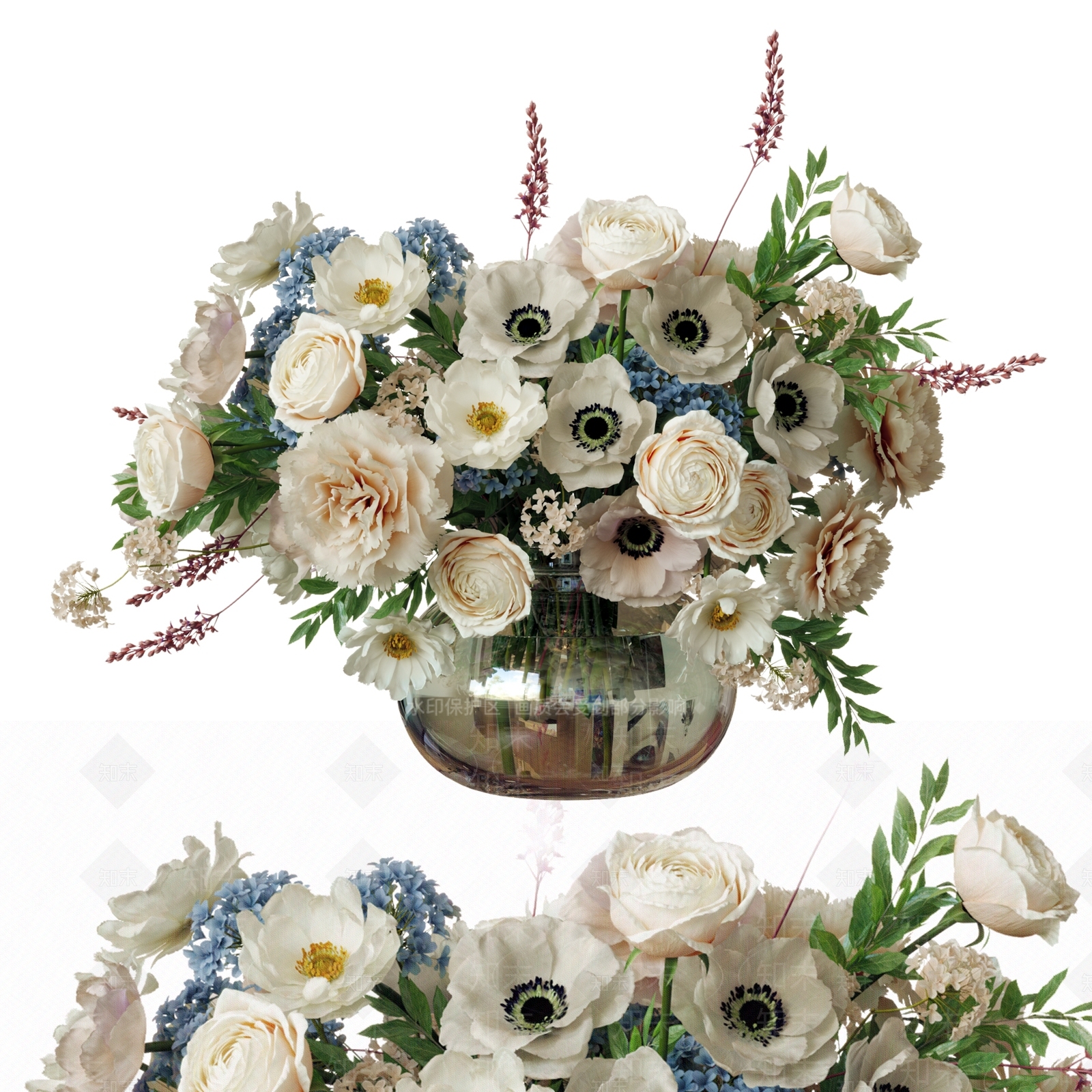 现代花艺3D模型下载【ID:1192358545】