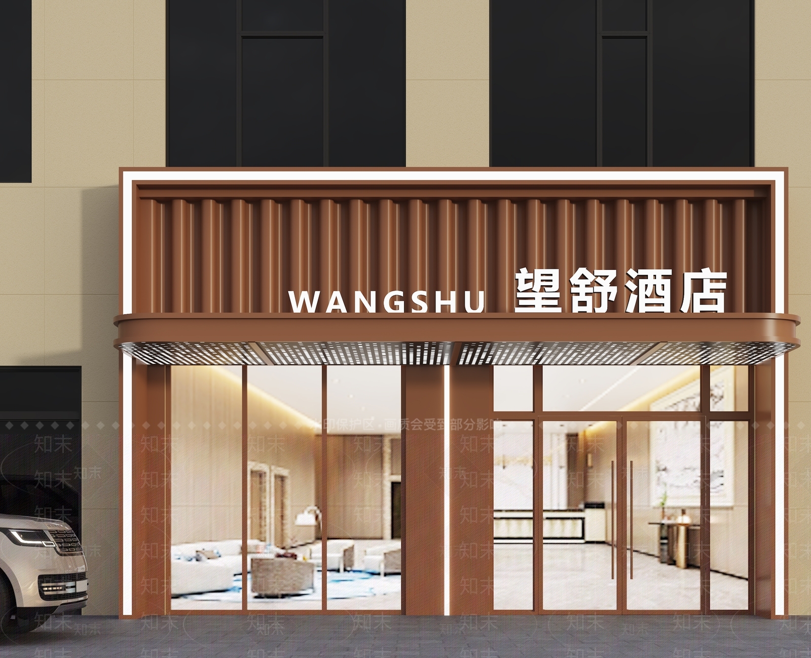 现代酒店3D模型下载【ID:1192366919】