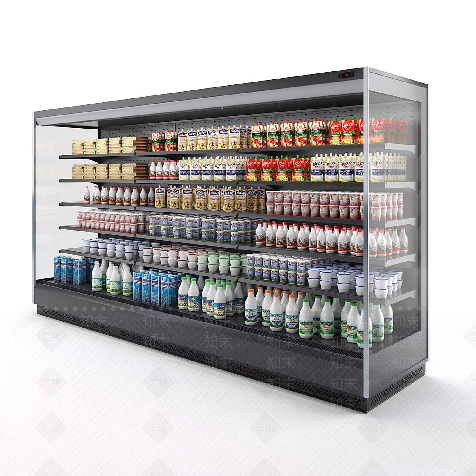 现代超市3D模型下载【ID:1192373994】