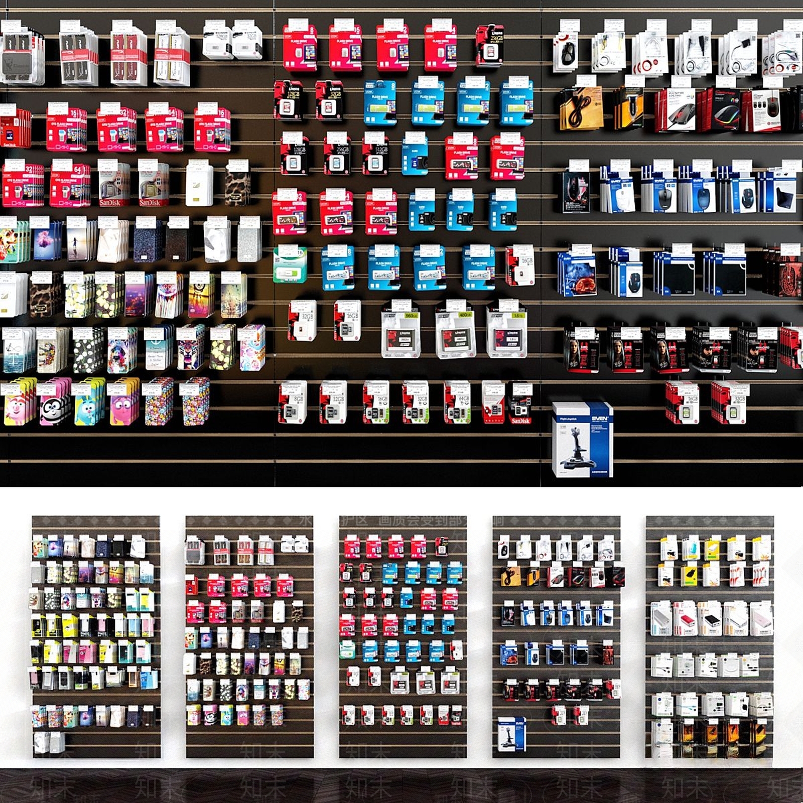 现代超市3D模型下载【ID:1192374273】