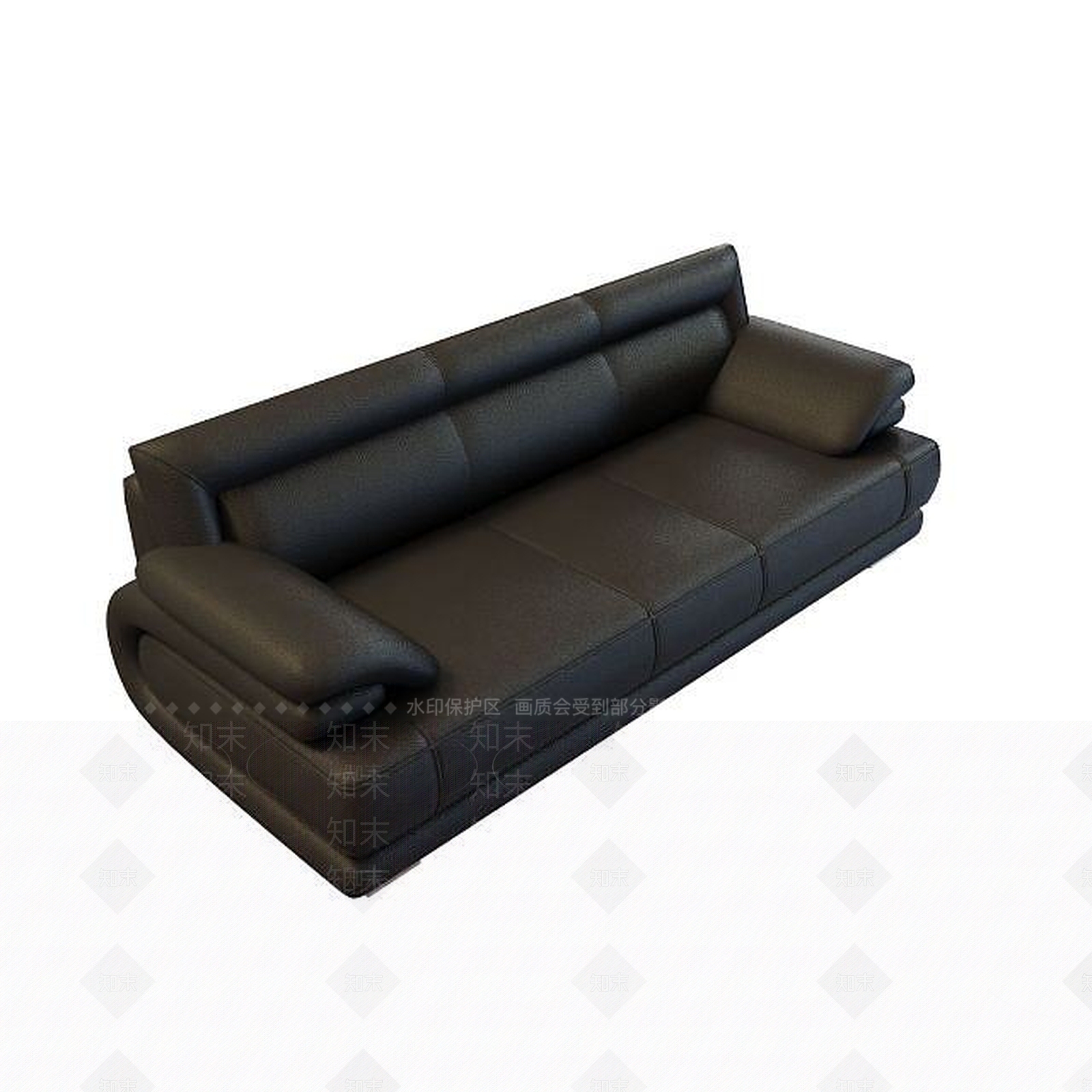 现代双人沙发3D模型下载【ID:1192380952】