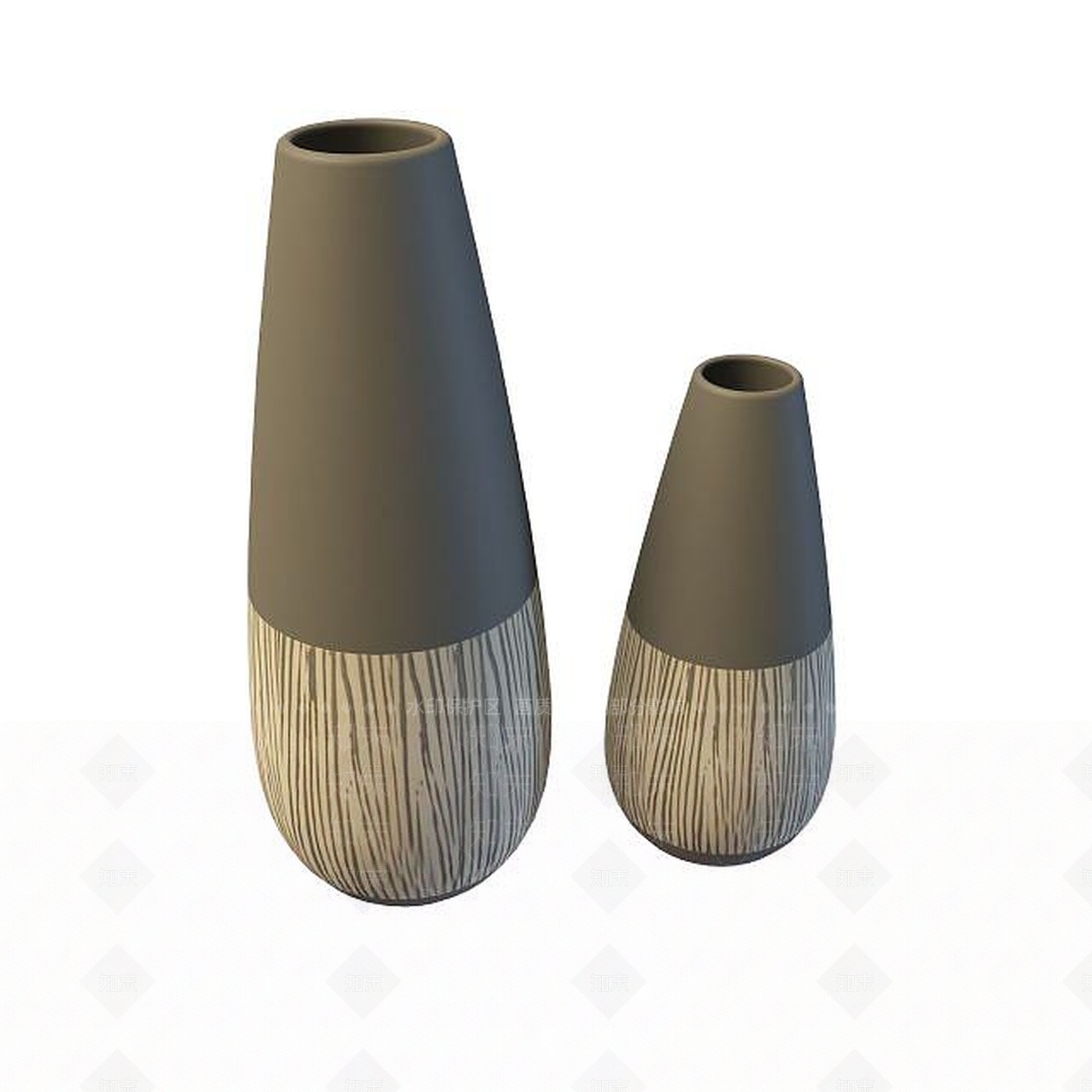 现代摆件组合3D模型下载【ID:1192381215】