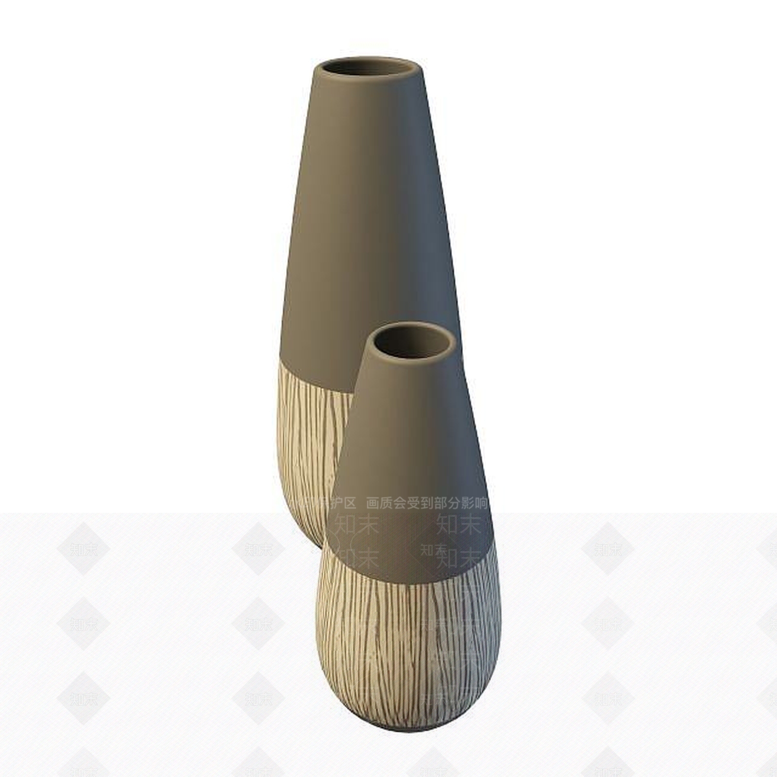 现代摆件组合3D模型下载【ID:1192381215】