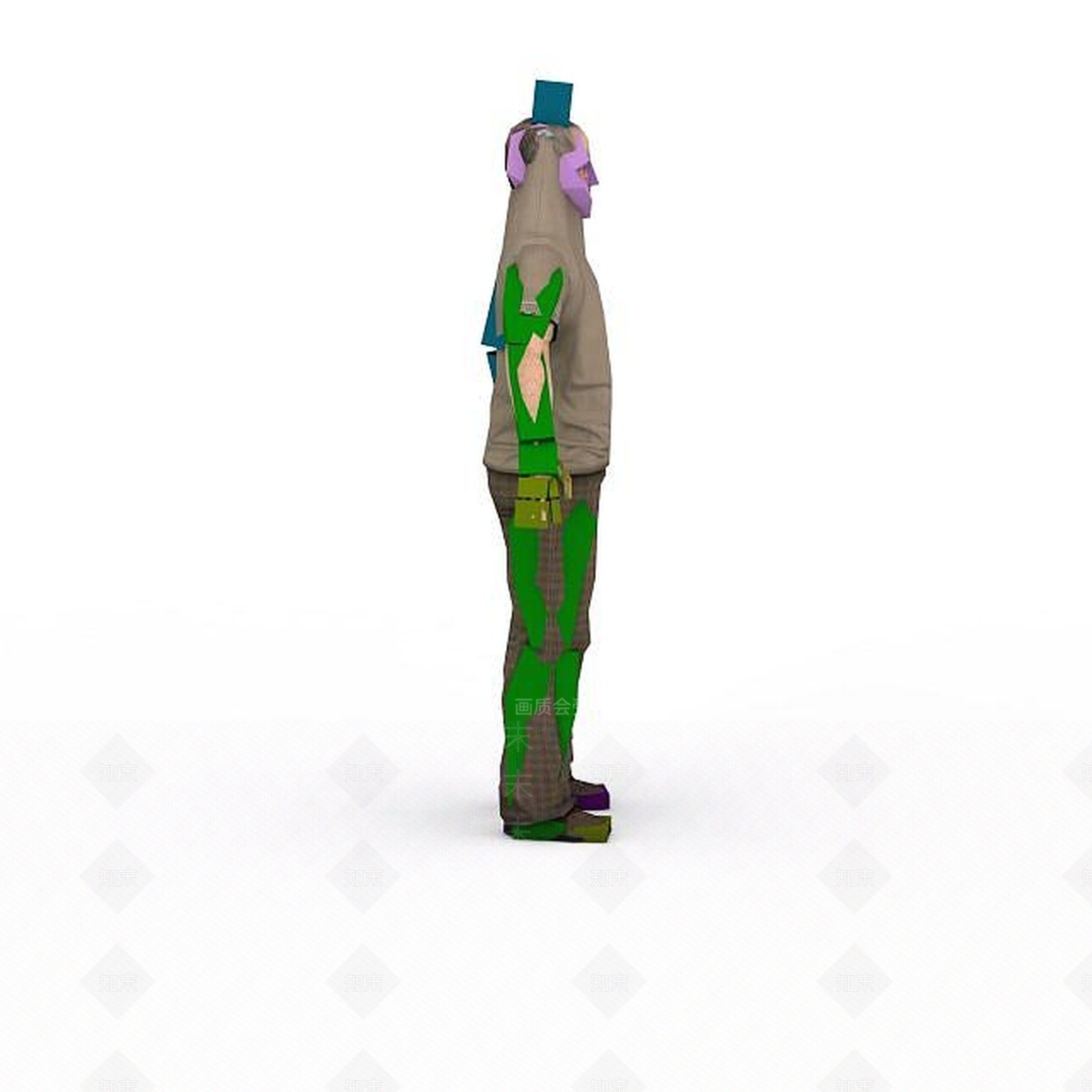 现代虚拟人物3D模型下载【ID:1199327603】