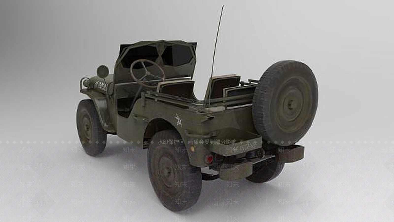 现代吉普车3D模型下载【ID:1192384898】