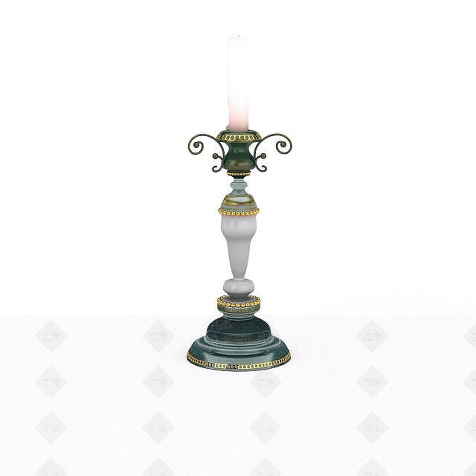 现代摆件组合3D模型下载【ID:1192385217】