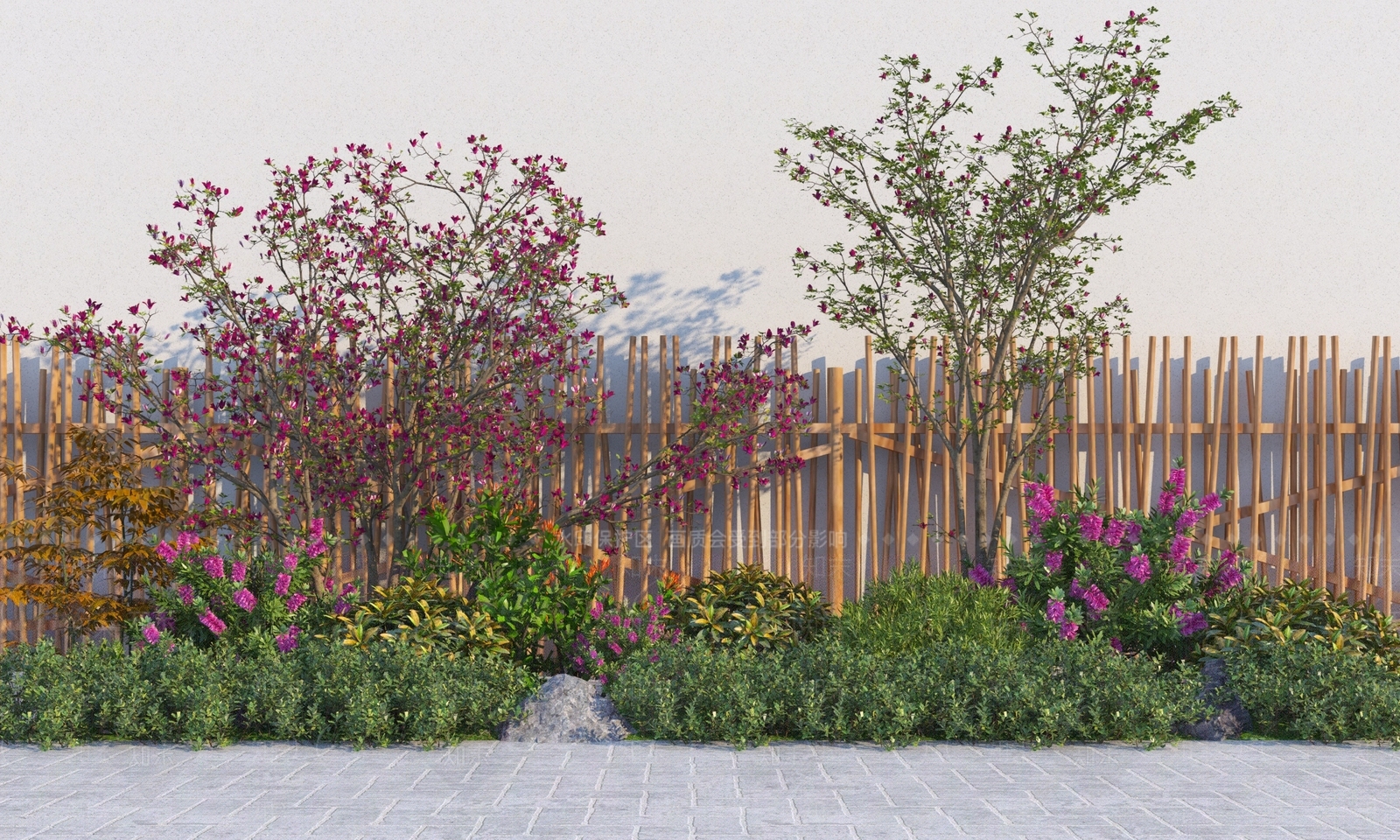 植物堆3D模型下载【ID:1192386817】
