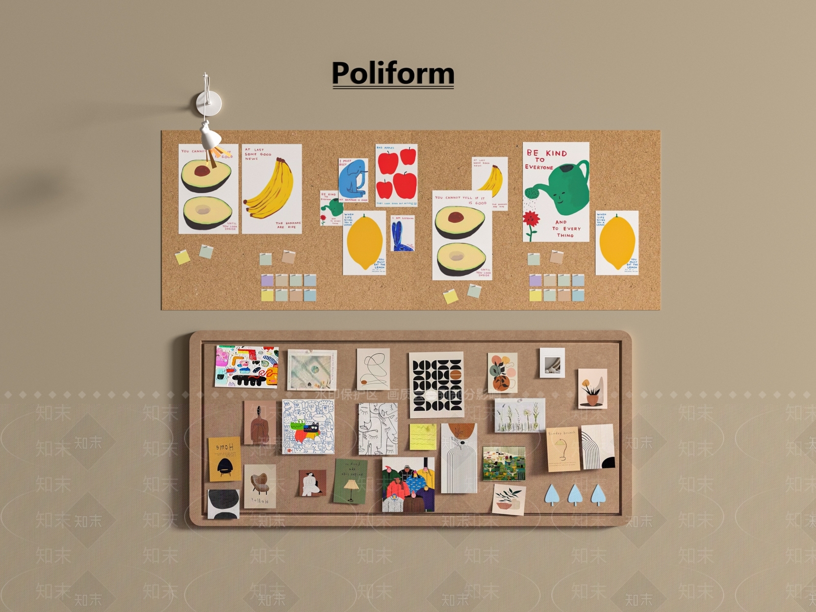 现代北欧挂画3D模型下载【ID:1192387663】