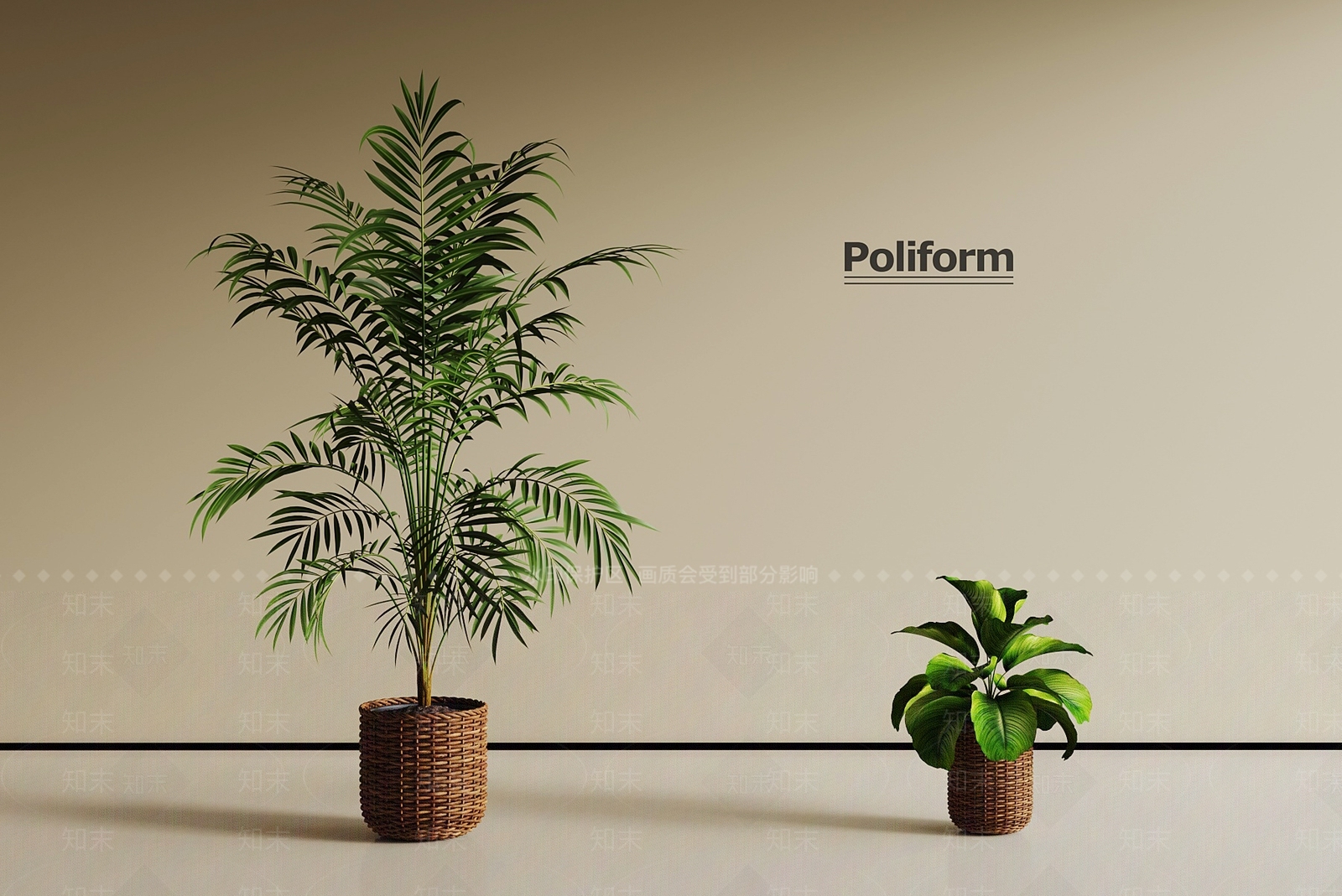 盆栽3D模型下载【ID:1192390315】
