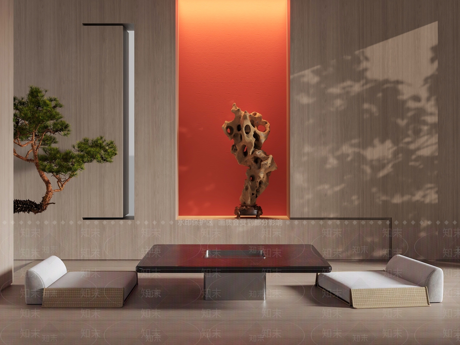 中古新中式茶桌椅3D模型下载【ID:1192394087】