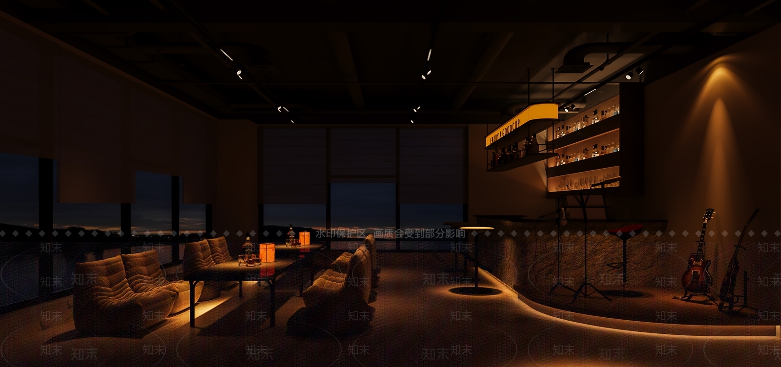 现代酒吧3D模型下载【ID:1192406274】
