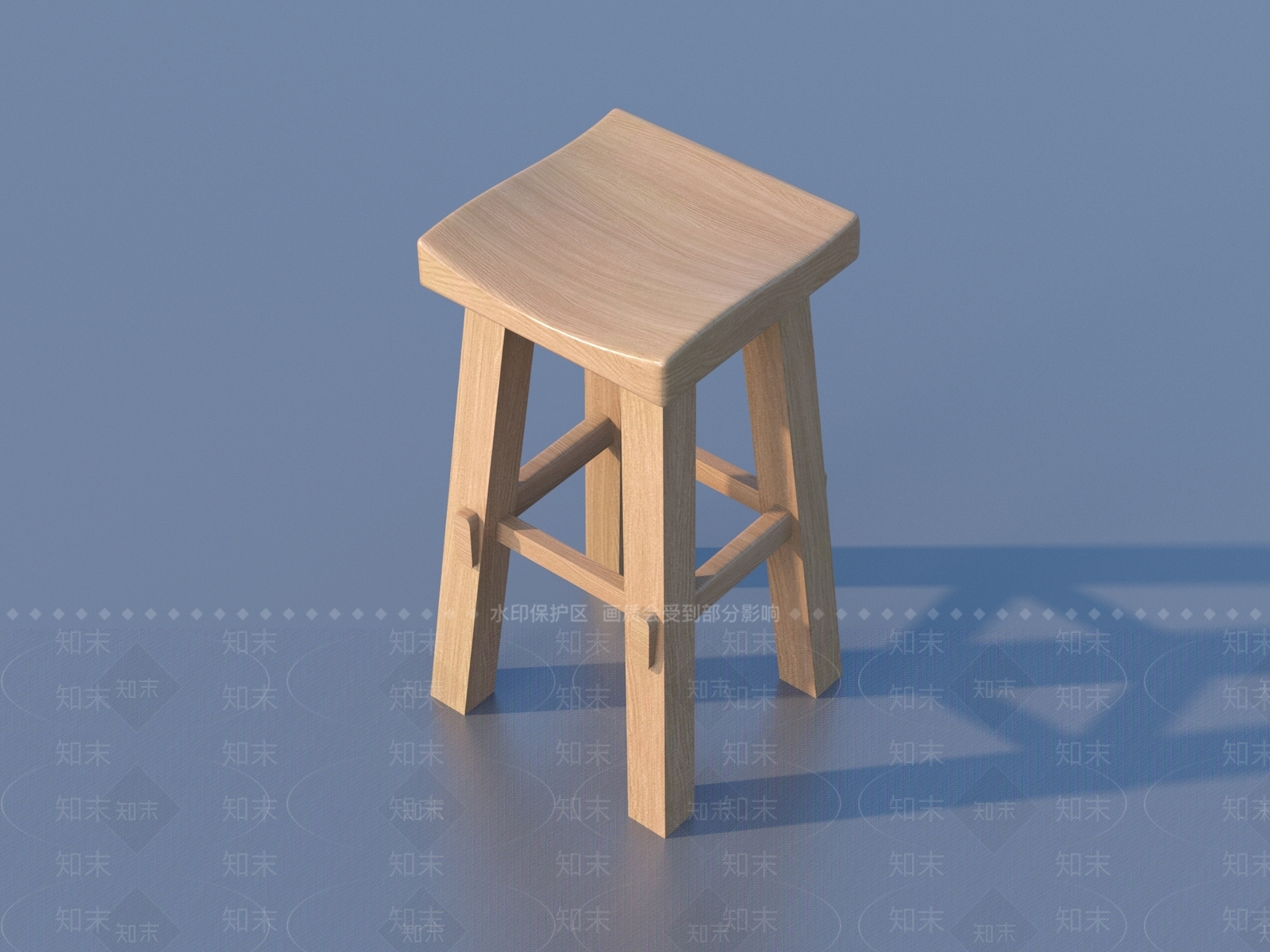 现代其他凳子3D模型下载【ID:1192404797】