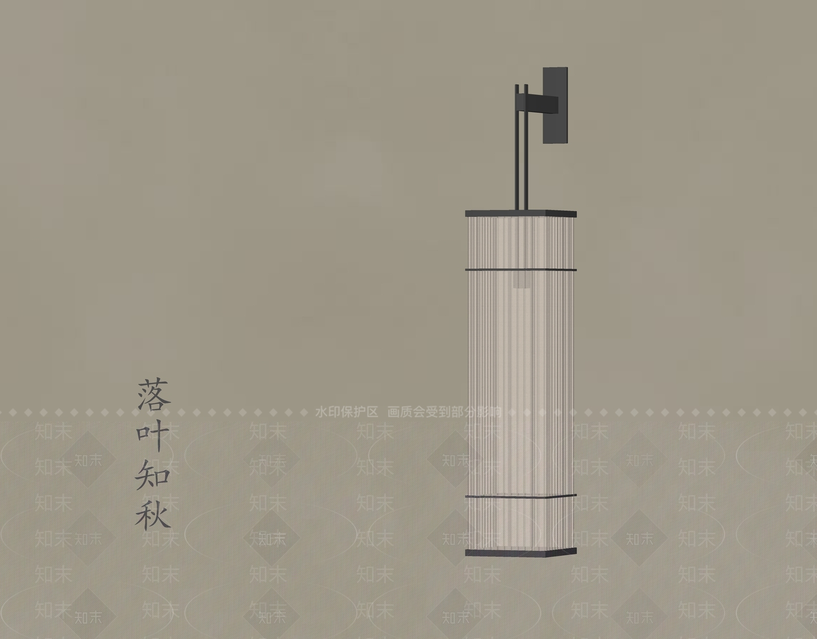 新中式中式壁灯SU模型下载【ID:1192406511】