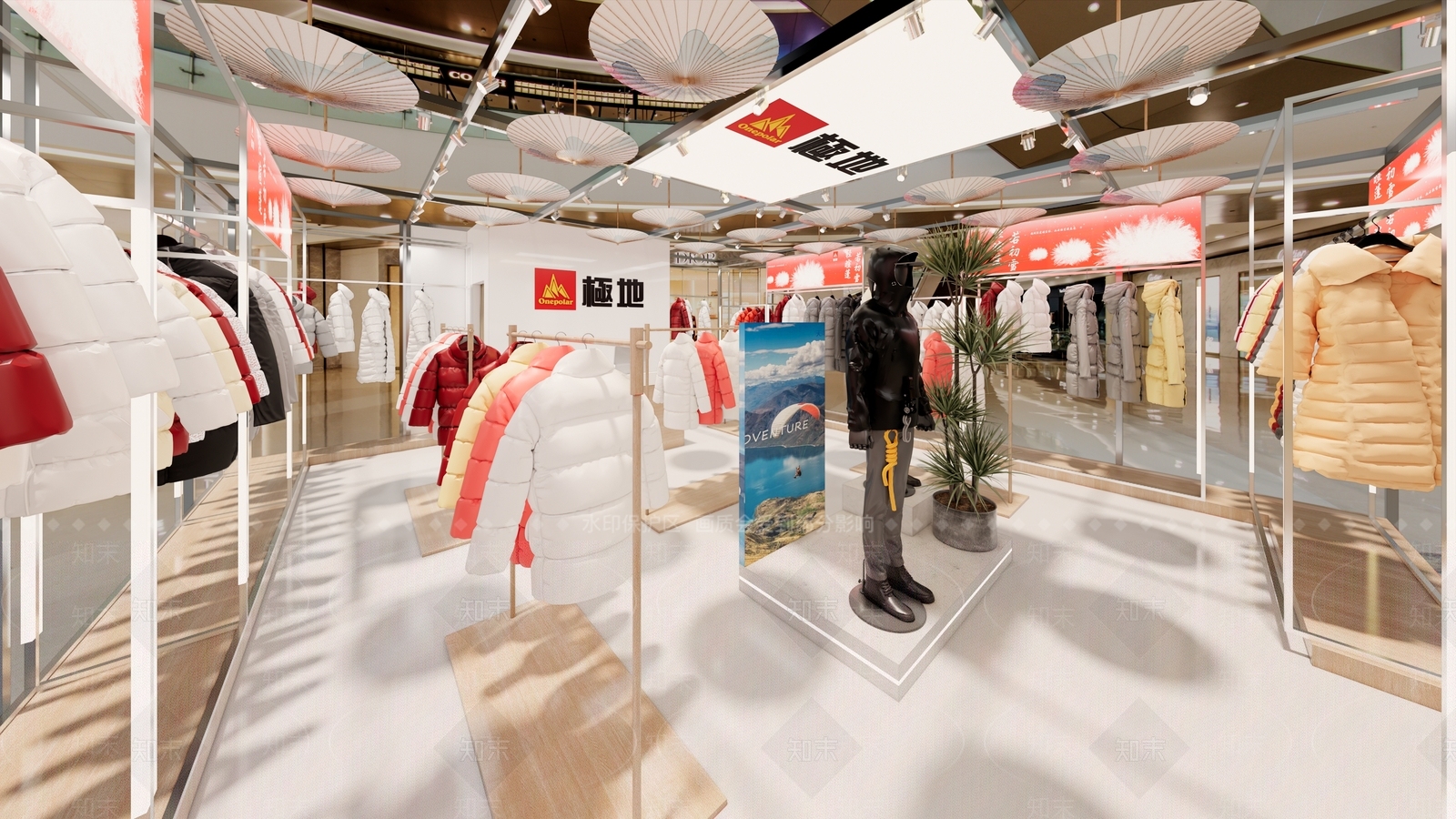现代服装店SU模型下载【ID:1192424488】