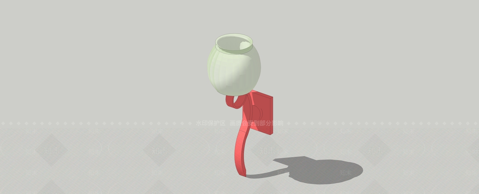 现代壁灯SU模型下载【ID:1192424417】