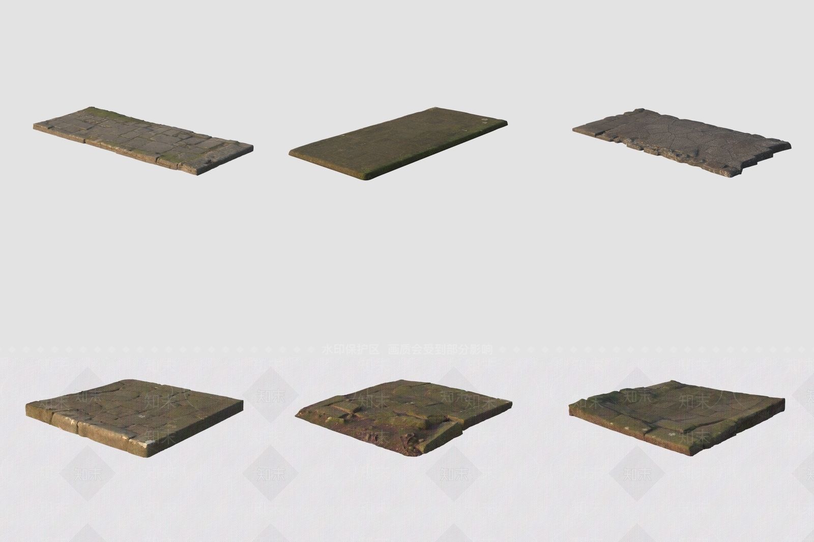 现代中式石头3D模型下载【ID:1192427556】