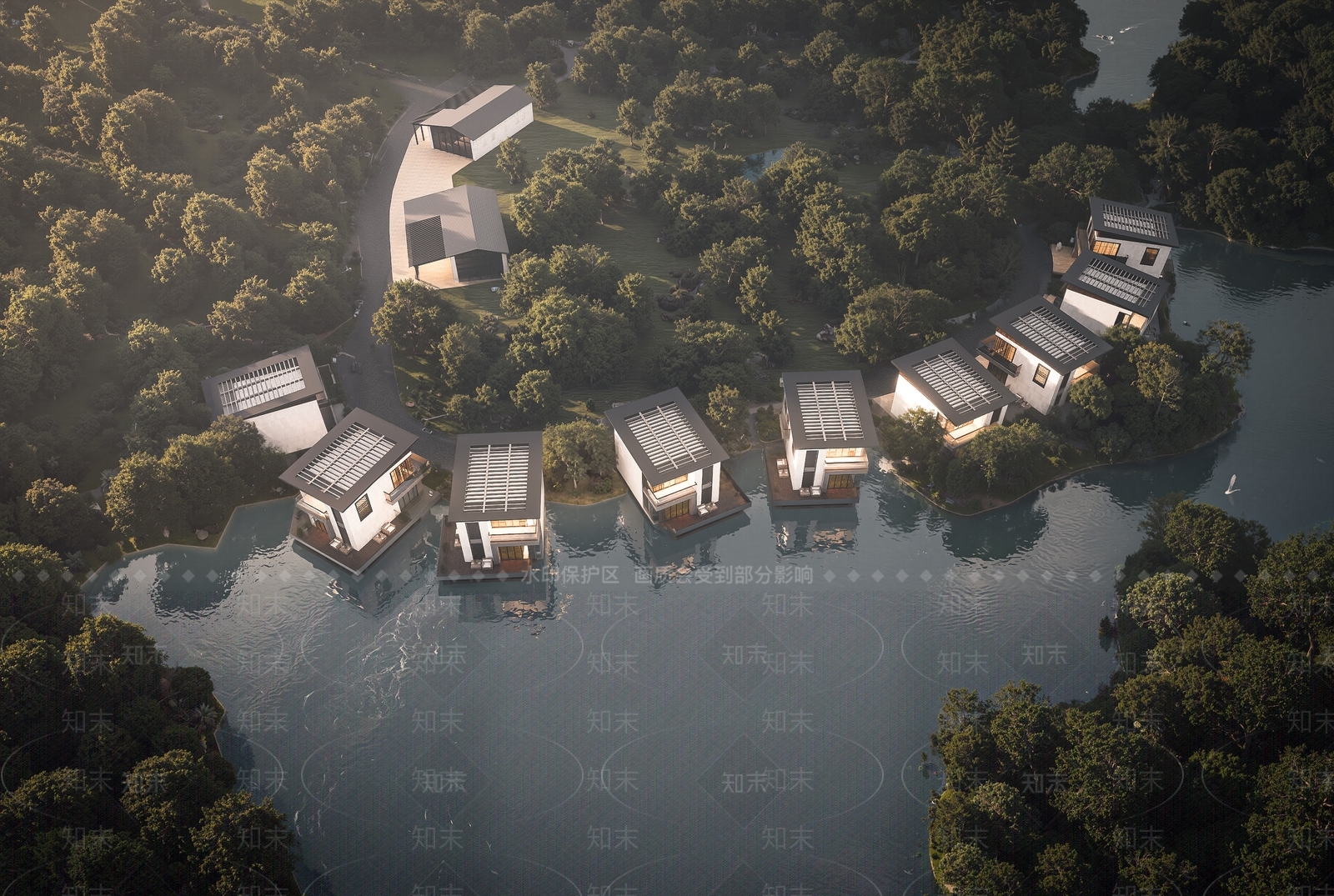 现代别墅SU模型下载【ID:1192430336】