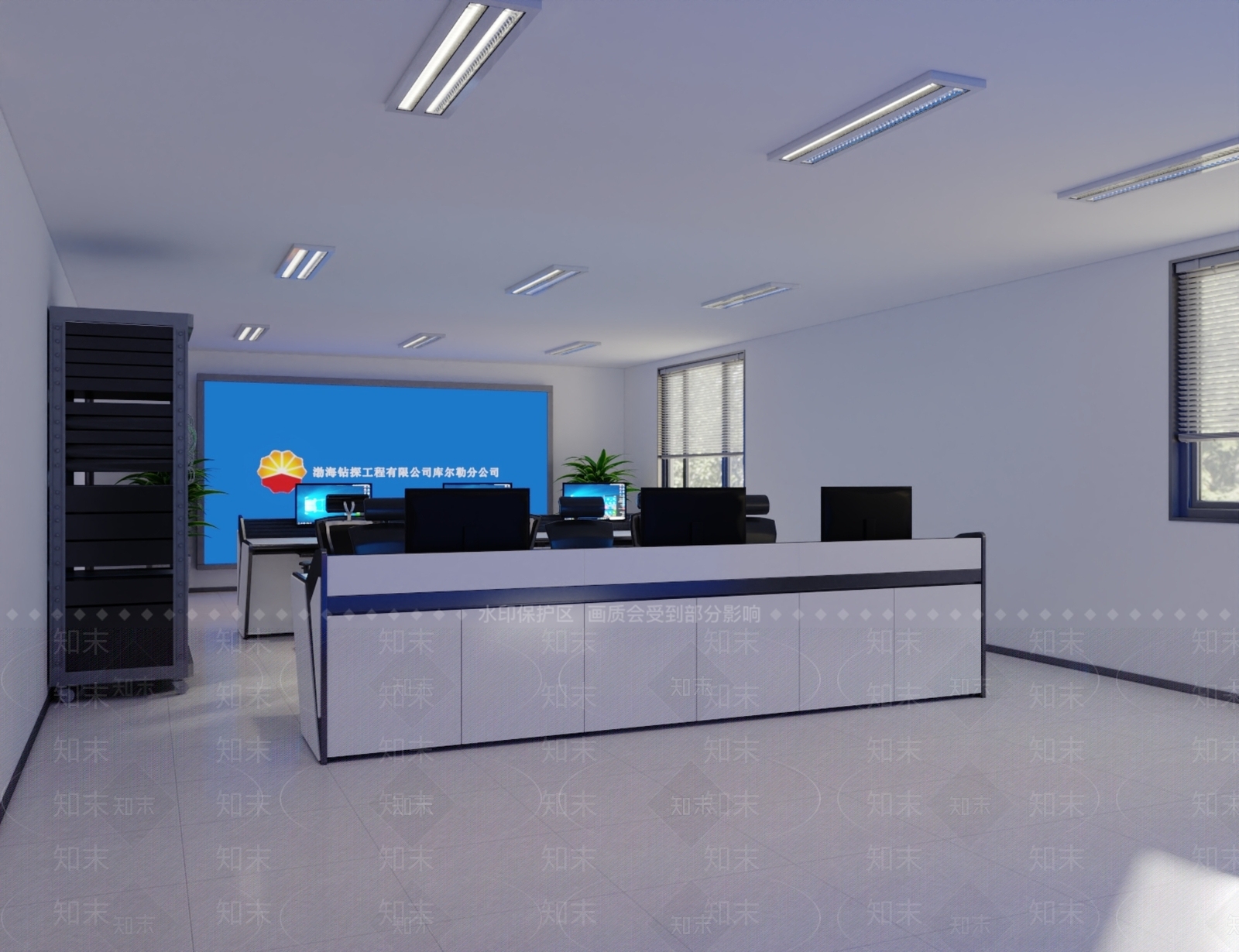 现代其他办公空间3D模型下载【ID:1192430541】