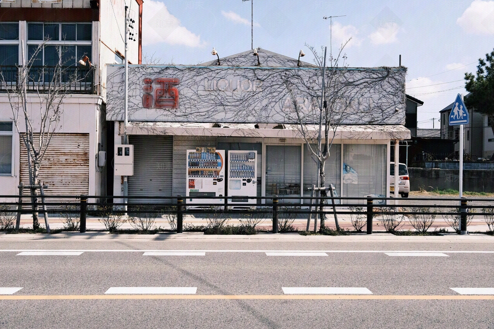 现代复古街道外景贴图下载【ID:1192433511】