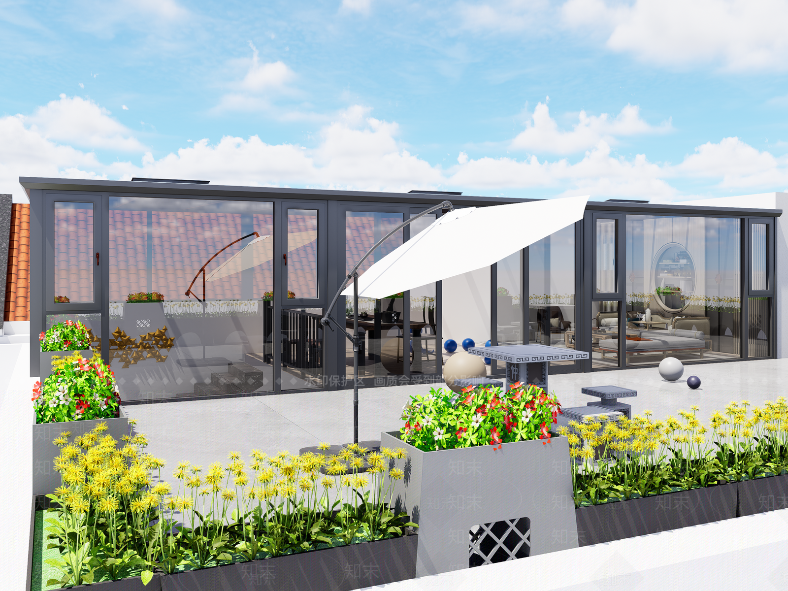 现代其他住宅外观3D模型下载【ID:1192434681】