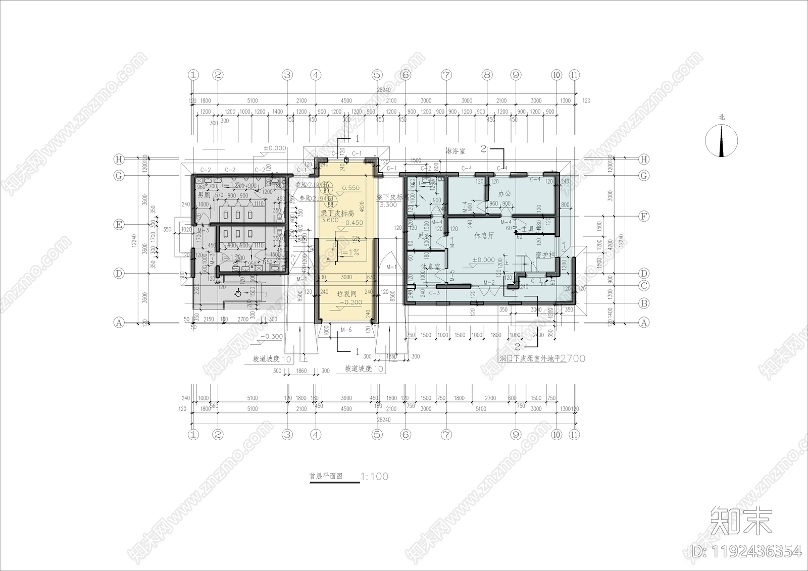 现代公共建筑CAD图纸