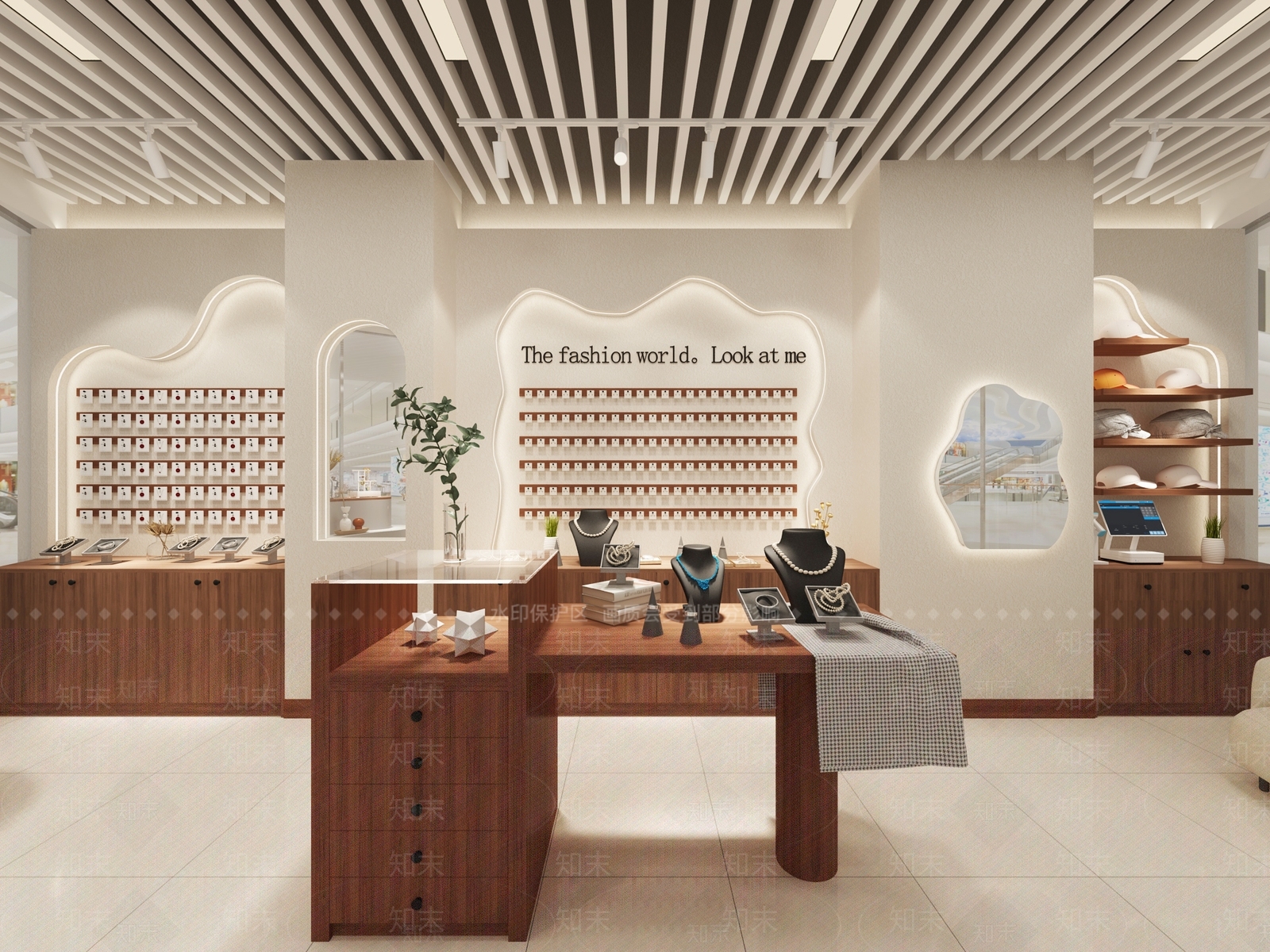 现代侘寂其他商业空间3D模型下载【ID:1192439054】