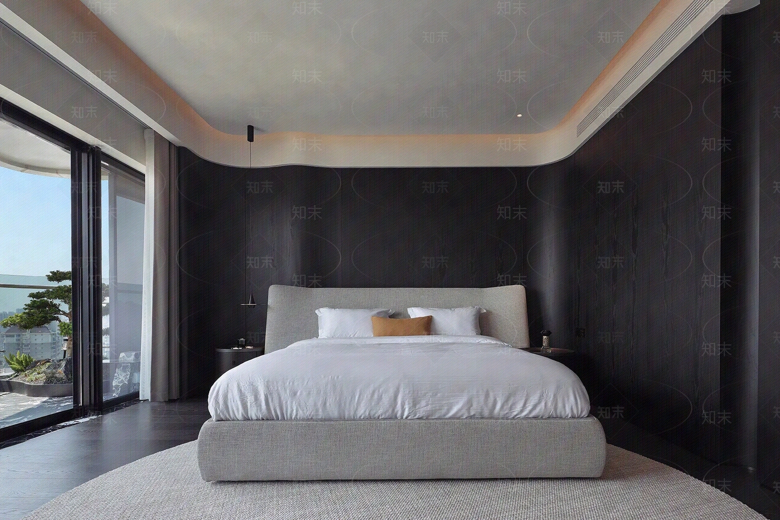 现代轻奢卧室贴图下载【ID:1192439778】