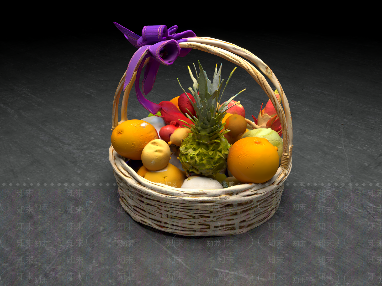 酒水食物3D模型下载【ID:1192444708】