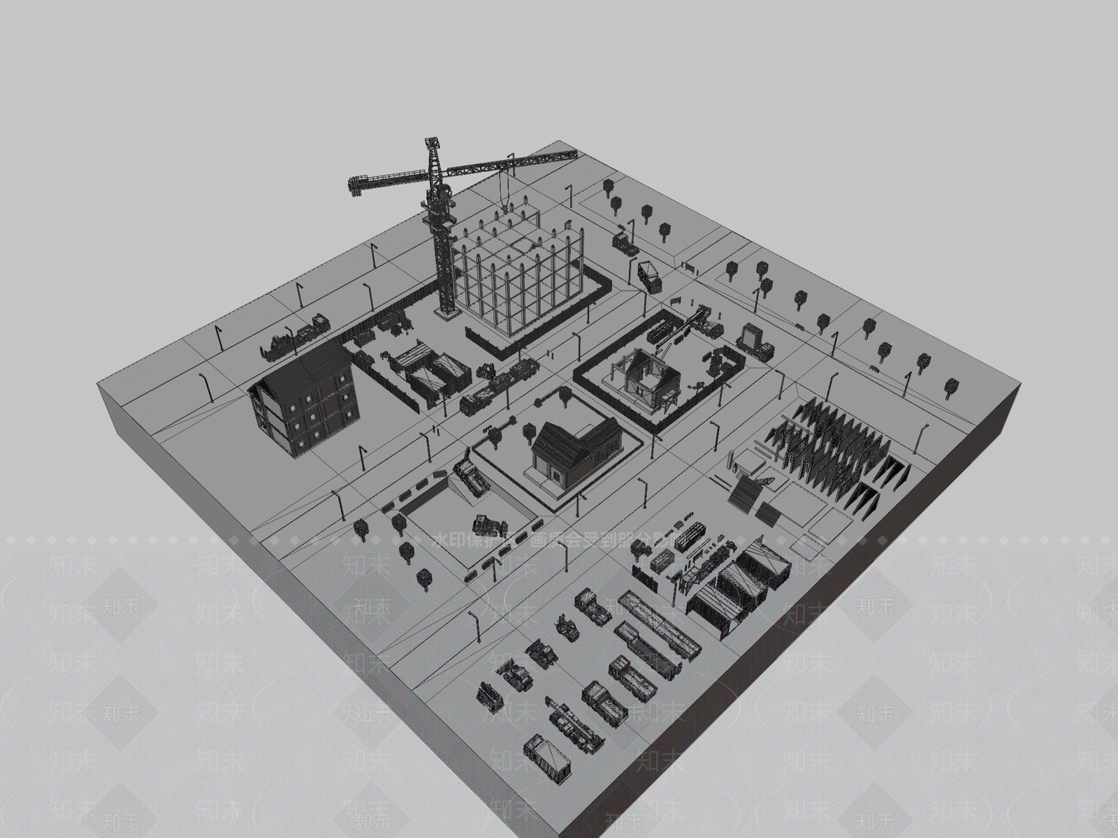 其他交通工具SU模型下载【ID:1192446048】