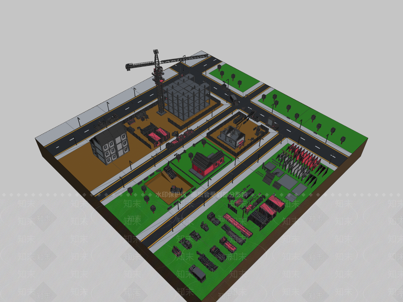 其他交通工具SU模型下载【ID:1192446048】