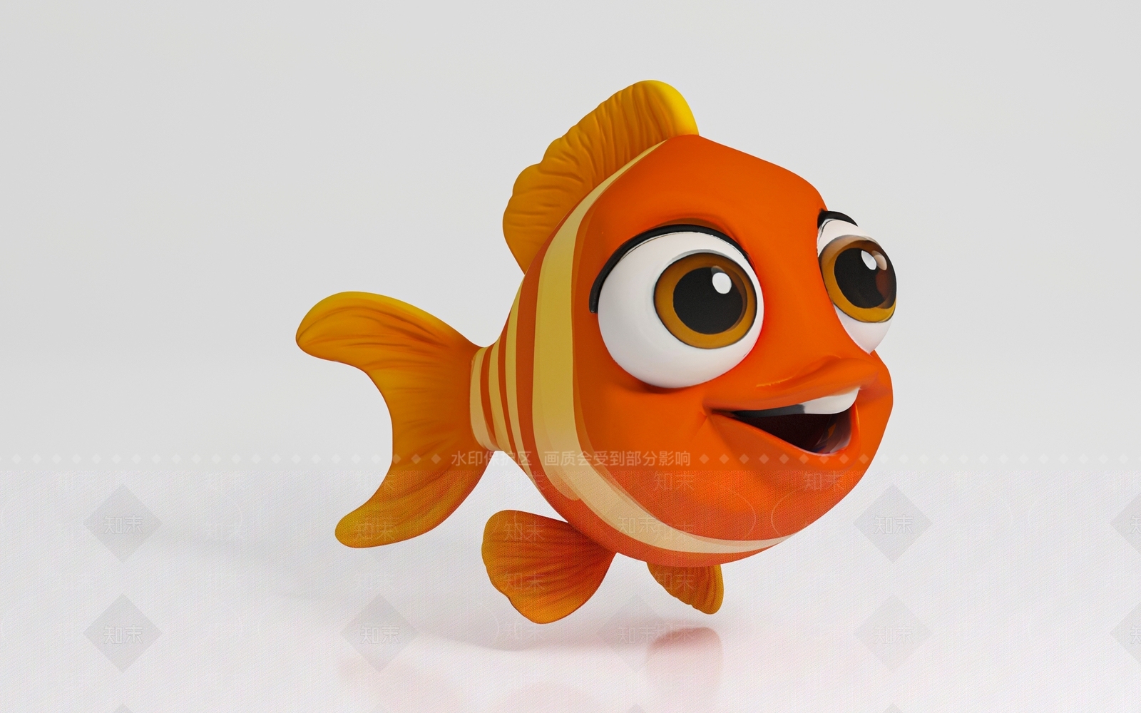 水生类动物3D模型下载【ID:1192447730】