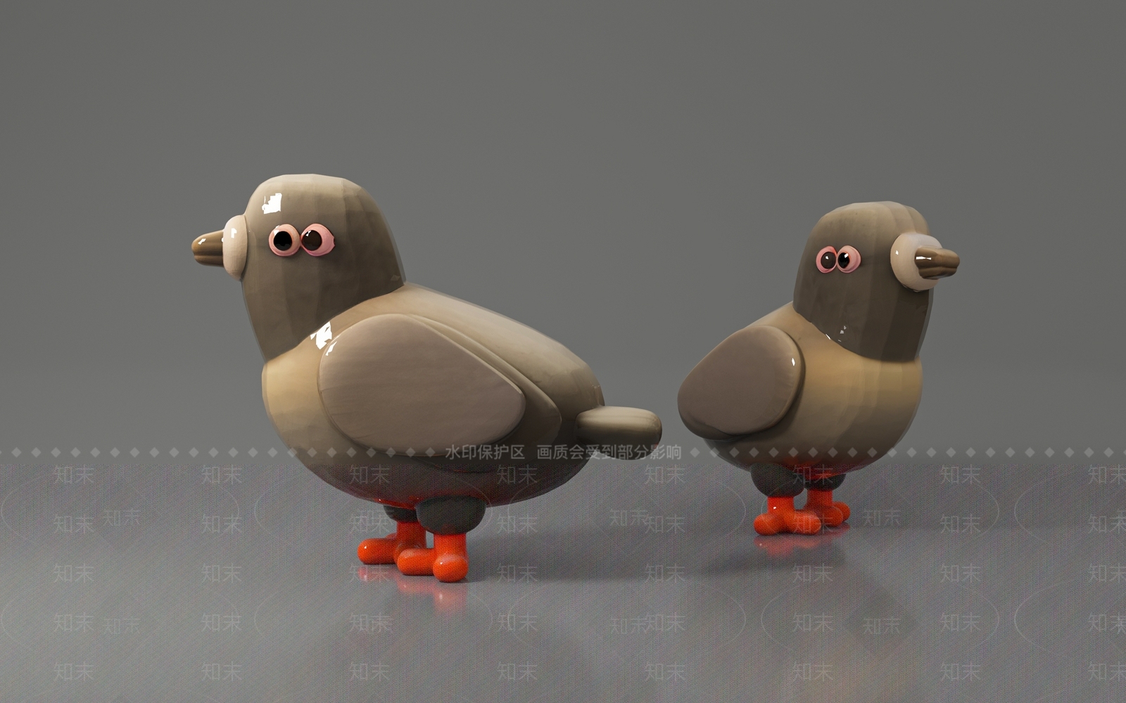 飞行类动物3D模型下载【ID:1192450793】