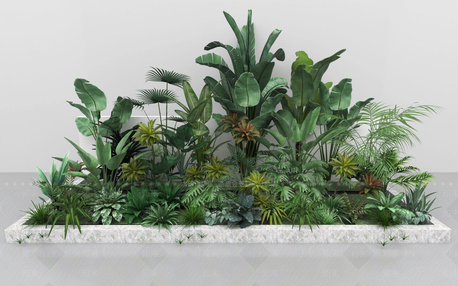 植物堆3D模型下载【ID:1192454300】