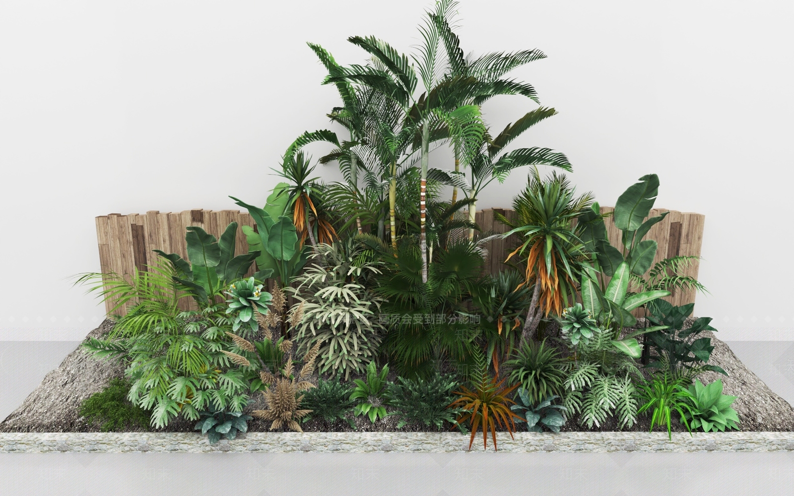 植物堆3D模型下载【ID:1192454397】