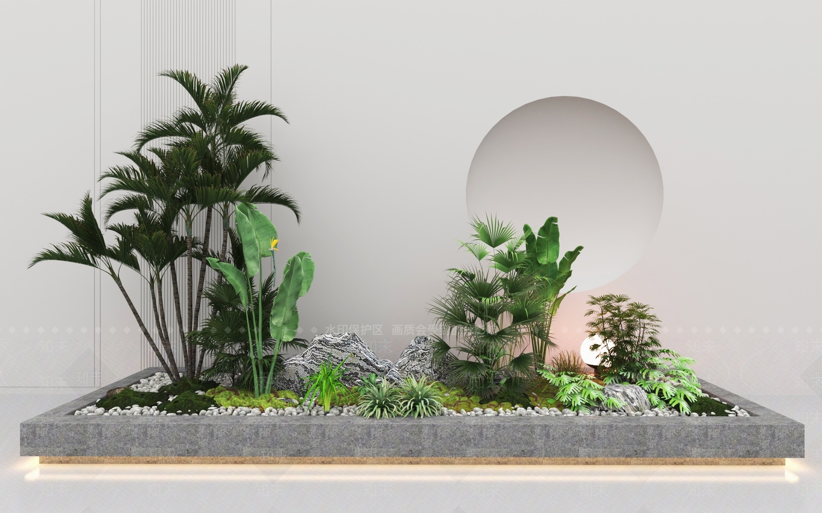 植物堆3D模型下载【ID:1192455163】