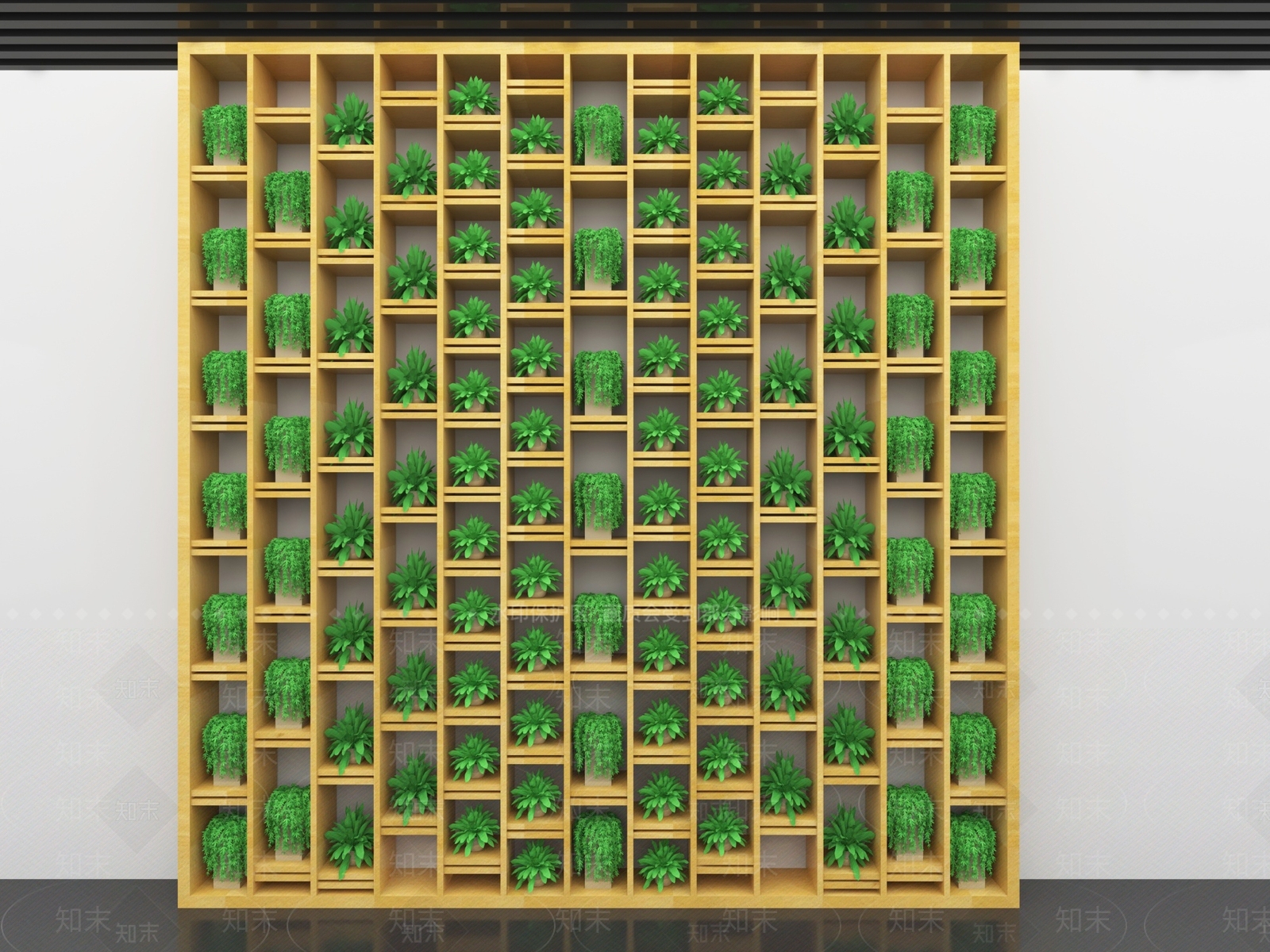 绿植墙3D模型下载【ID:1192455216】