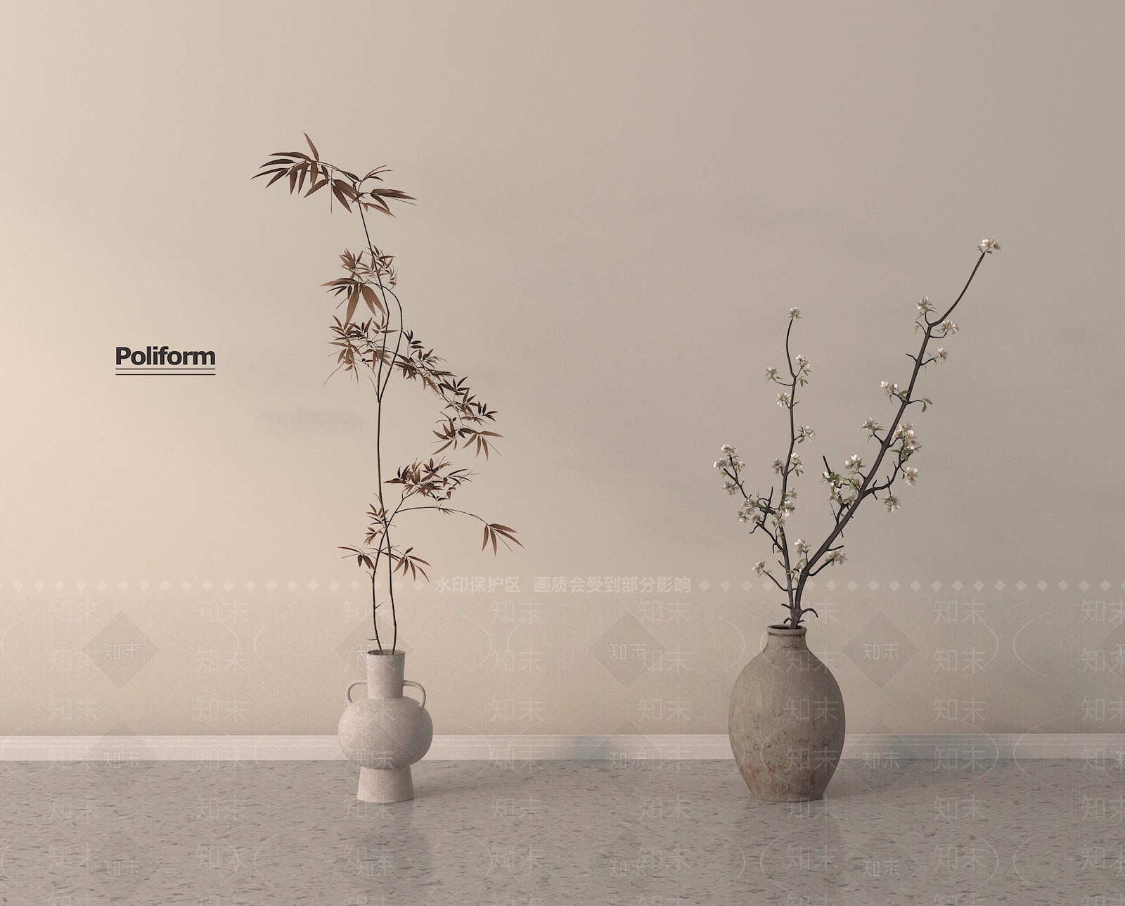 现代花艺3D模型下载【ID:1192455257】