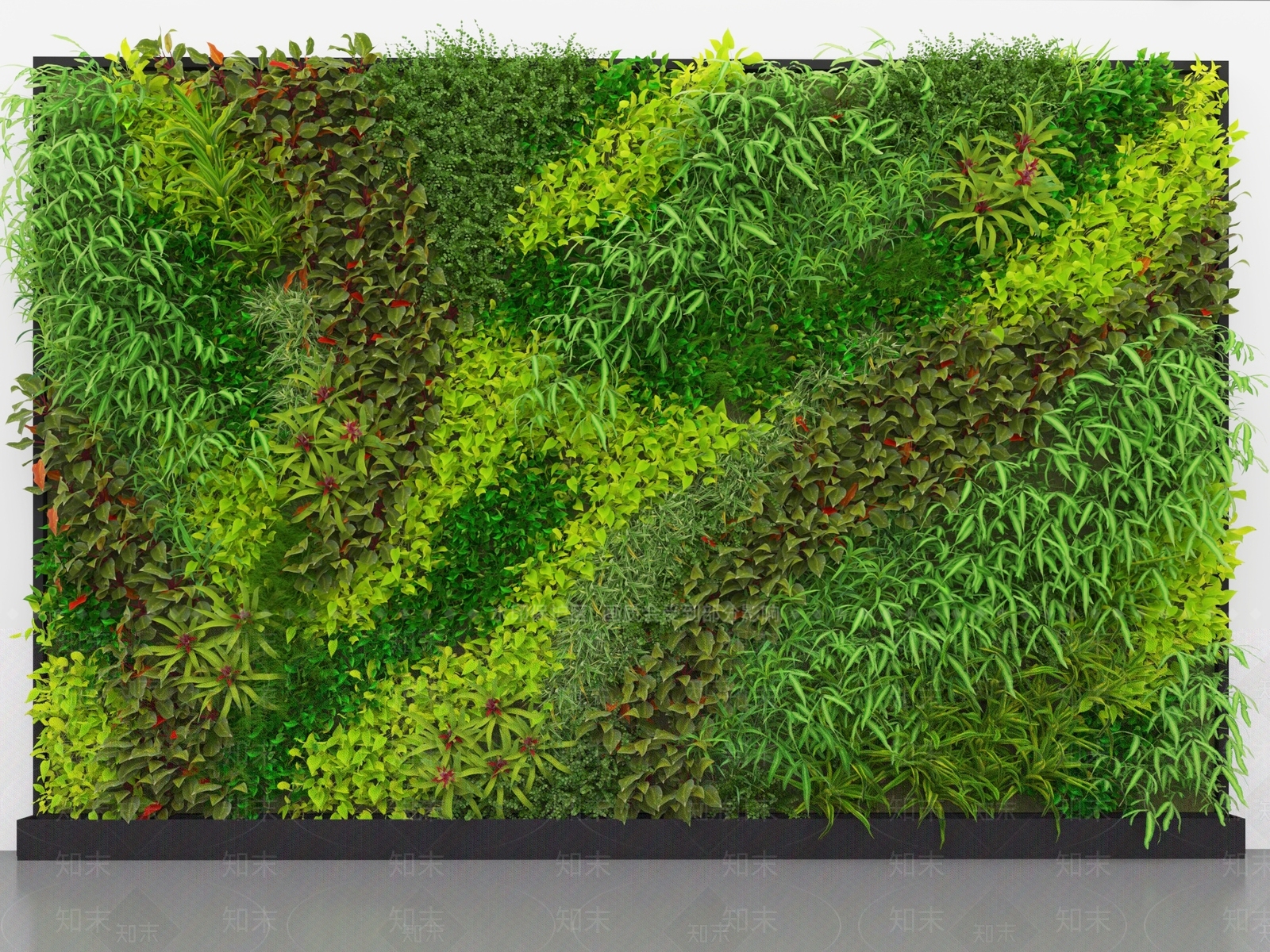 绿植墙3D模型下载【ID:1192455329】