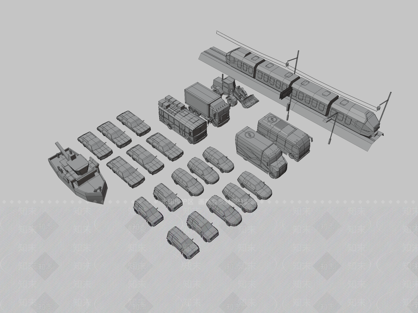 其他交通工具SU模型下载【ID:1192455953】