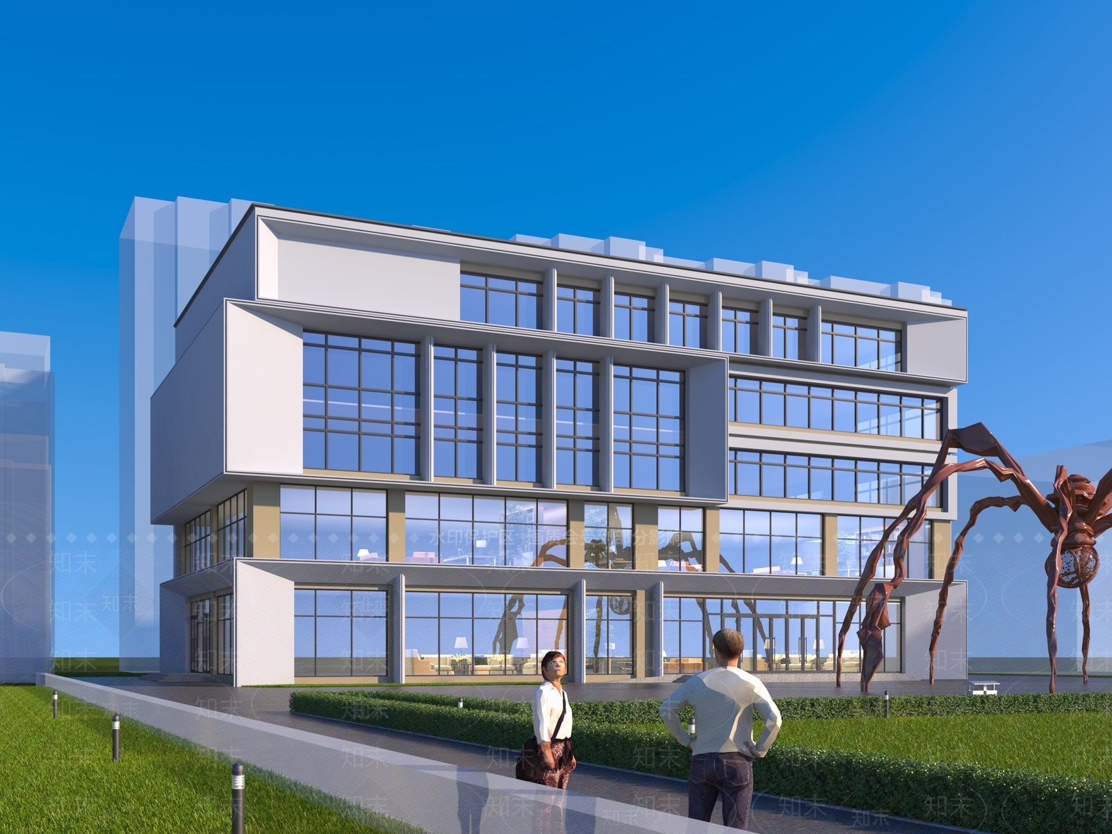 现代其他公共建筑3D模型下载【ID:1192456867】
